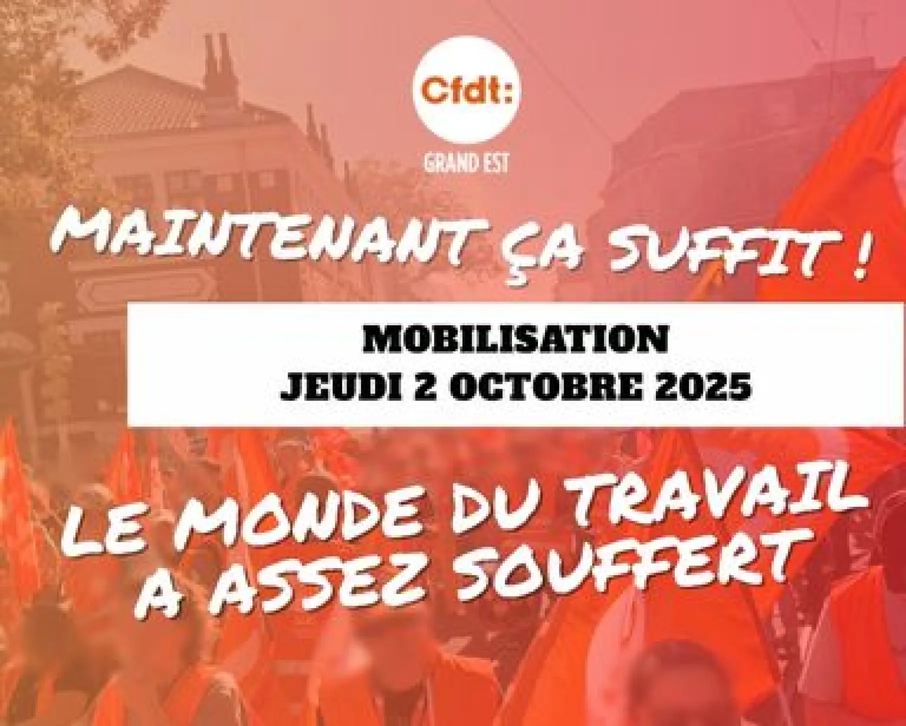 lieux manif cfdt grand est 02 octobre 2025