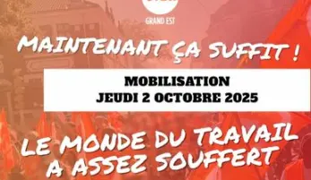 lieux manif cfdt grand est 02 octobre 2025