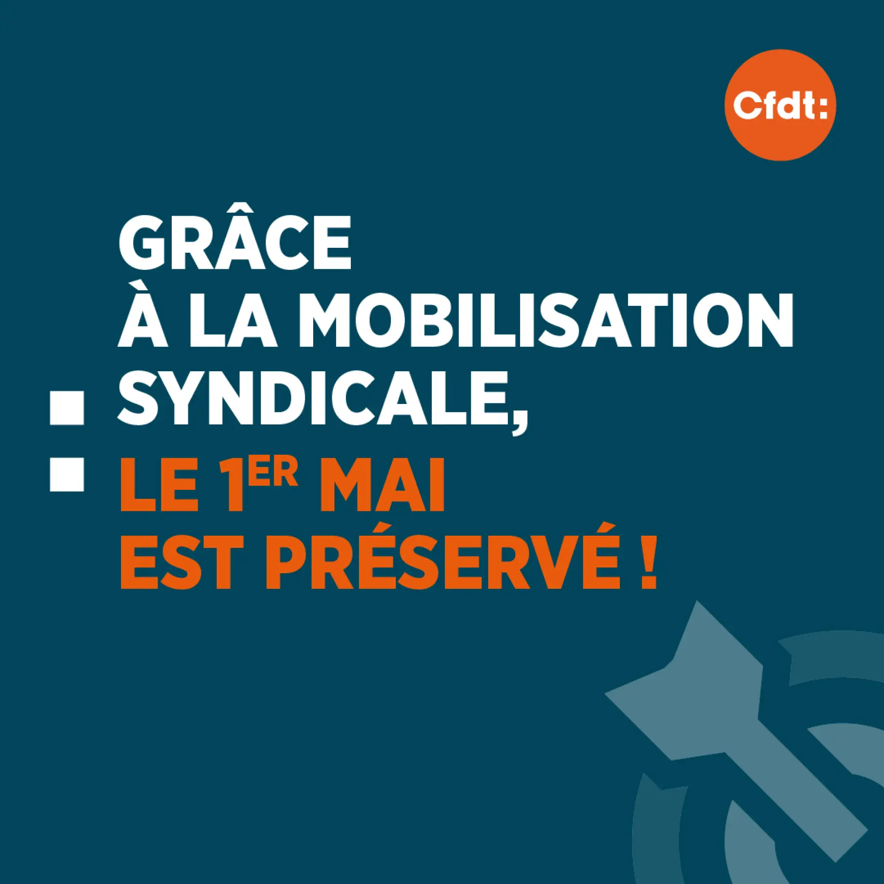 1er mai 2026 victoire